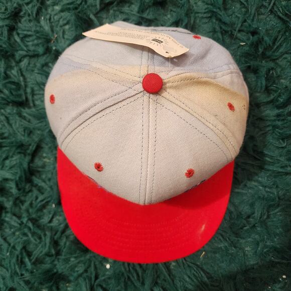 Vintage 1995 Coors Light Racing “The Silver Bullet” Snapback Hat Red White USA - Picture 3 of 8